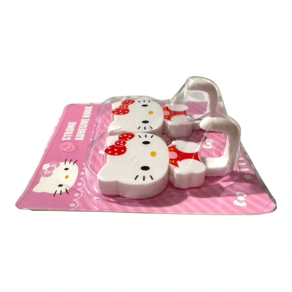 Hello Kitty Strong Adhesive Wall Hooks – Set of 2
